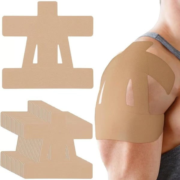 🔥Waterproof Kinesiology Tape | Elastic Athletic Tape for Muscle Recovery, Joint Support & Sports Training