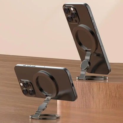 🧲 2-in-1 Magnetic Phone Holder & Fidget Spinner 📱 | 360° Foldable MagSafe Magnetic Ring Holder — Suitable for car, desktop, and travel use | An ideal stress-relief accessory for home, office, travel, or workouts.