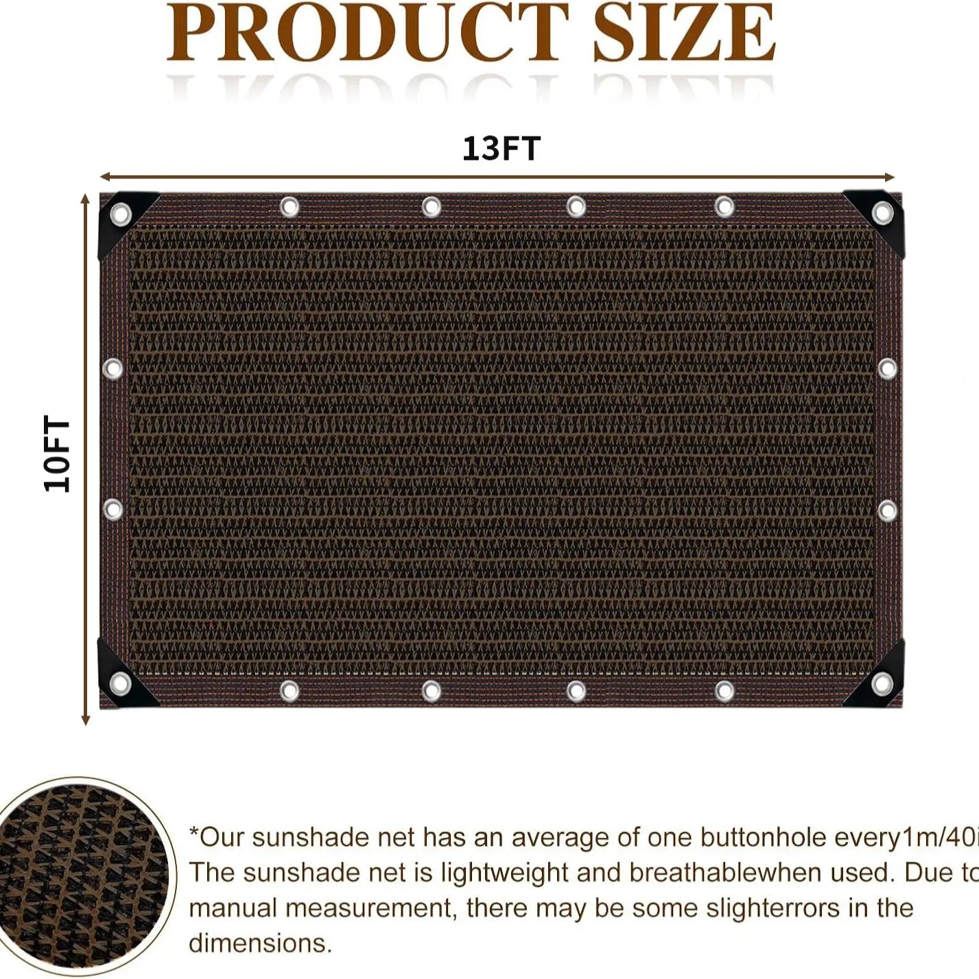 ☀️ 90% Blackout Shade Cloth | UV Resistant Outdoor Sun Shade Net for Garden, Patio, Camping & Greenhouse